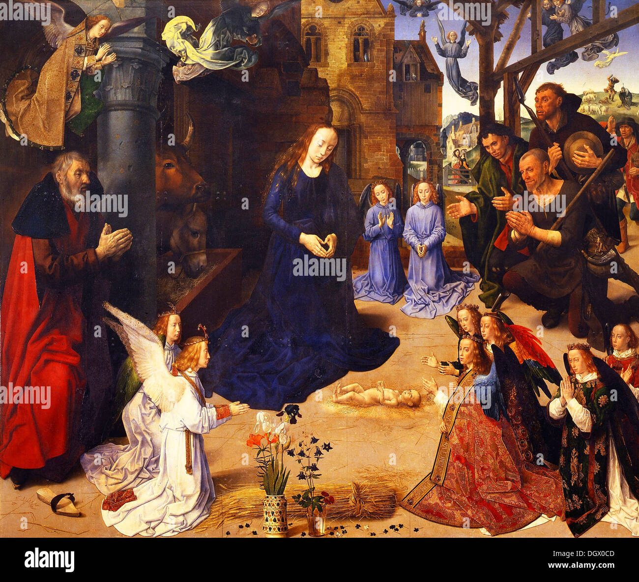 The Portinari Altarpiece - by Hugo van der Goes, 1475 Stock Photo