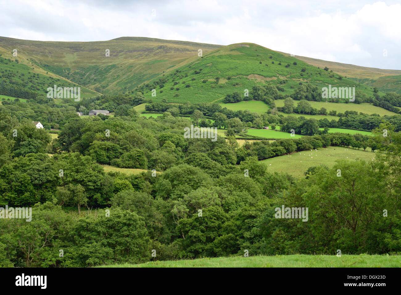 The Black Mountains (Y Mynyddoedd Duon), Brecon Beacons National Park, Powys, Wales, United