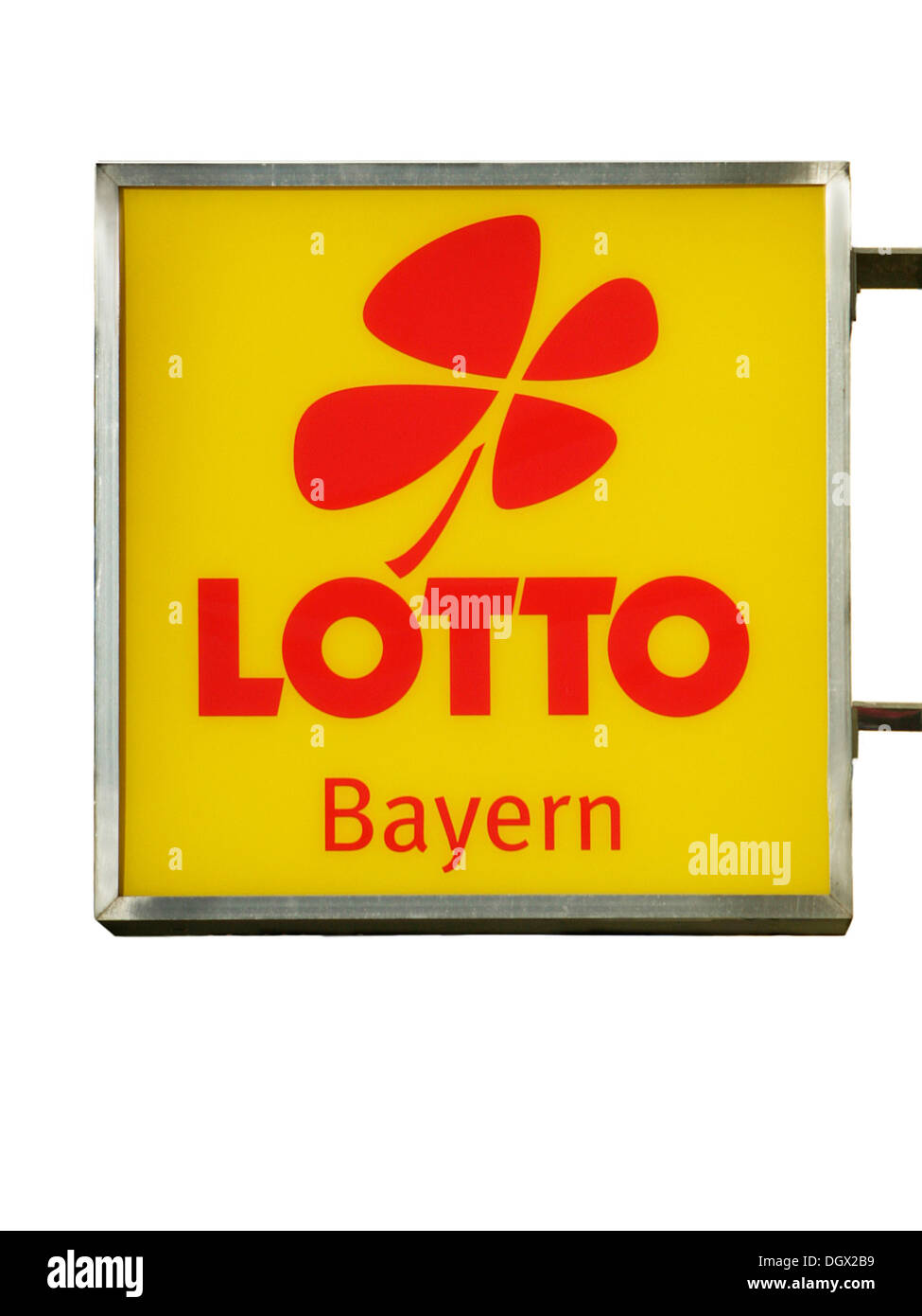 Logo of Lotto Bayern, Bavarian lottery company, German Lottoblock Stock Photo