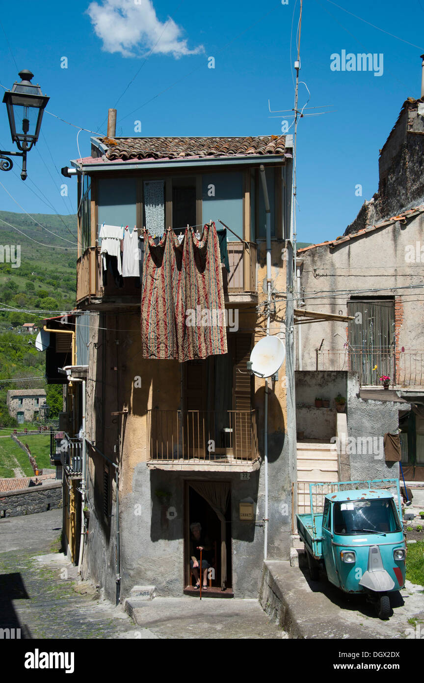 Historic town centre, Randazzo, Sicily, Italy, Europe Stock Photo Alamy