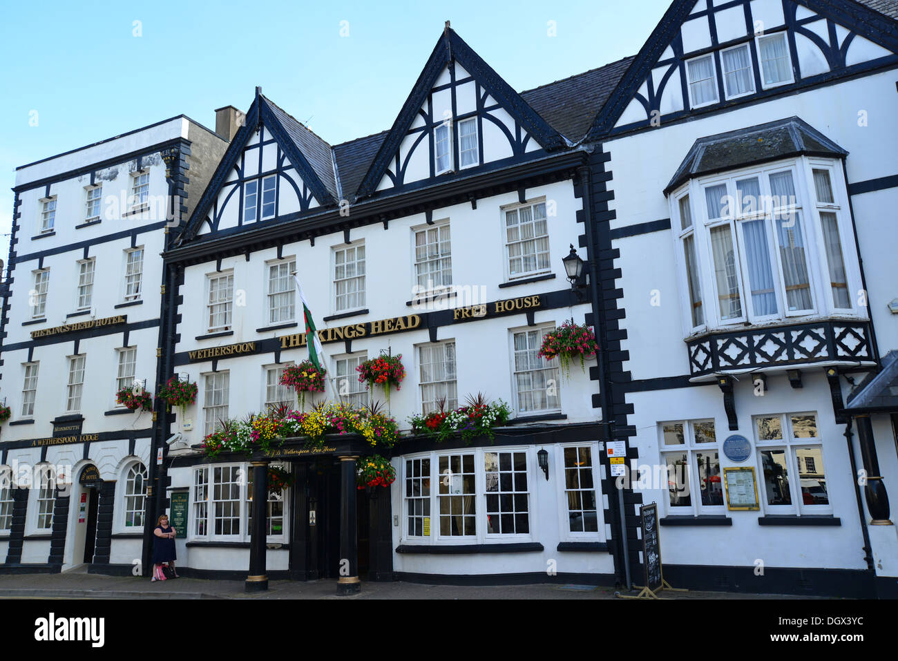 17th century The King's Head Hotel, Agincourt Square, Monmouth