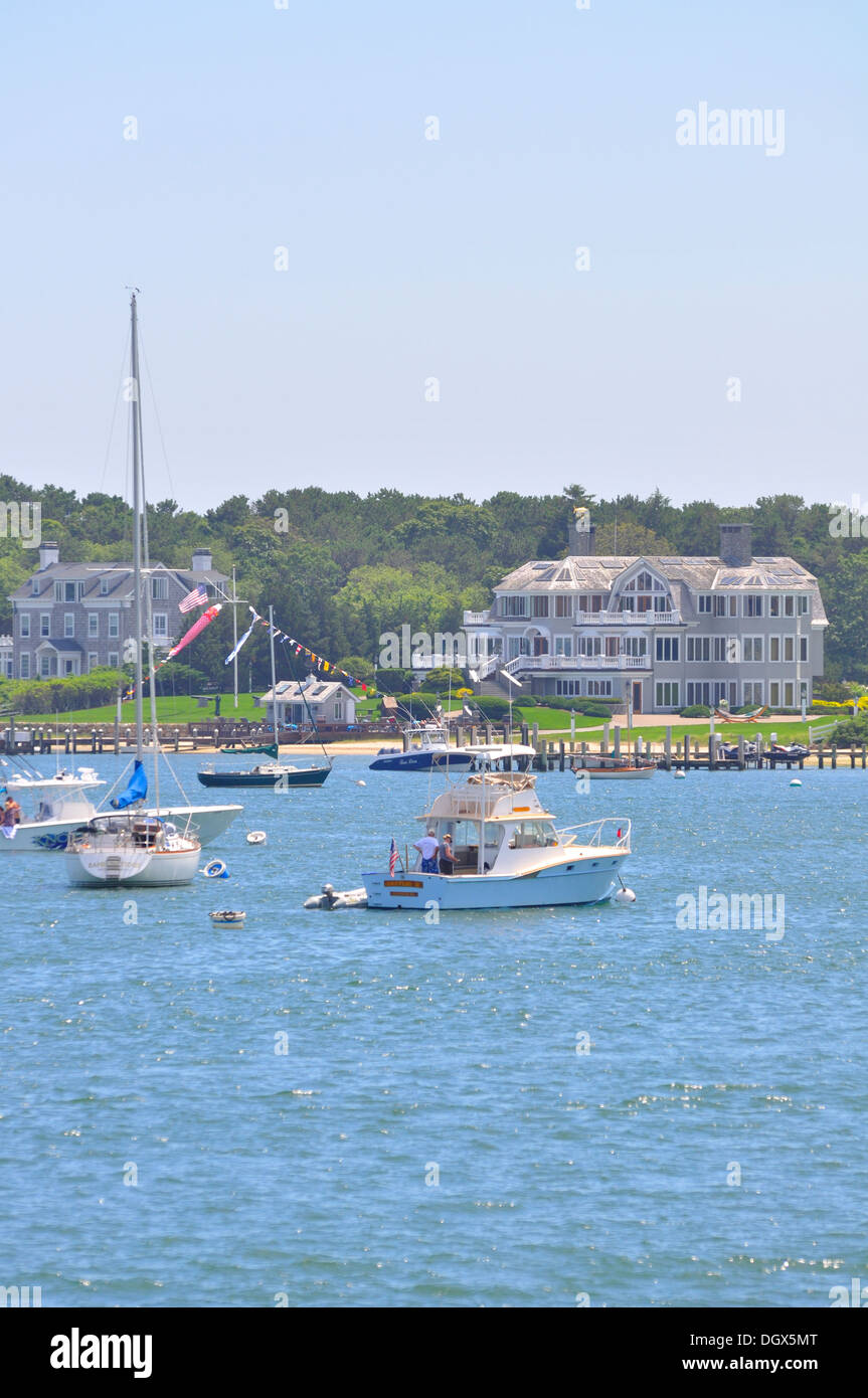 Boats in Edwardstown, Martha's Vineyard, Massachusetts, USA Stock Photo Alamy