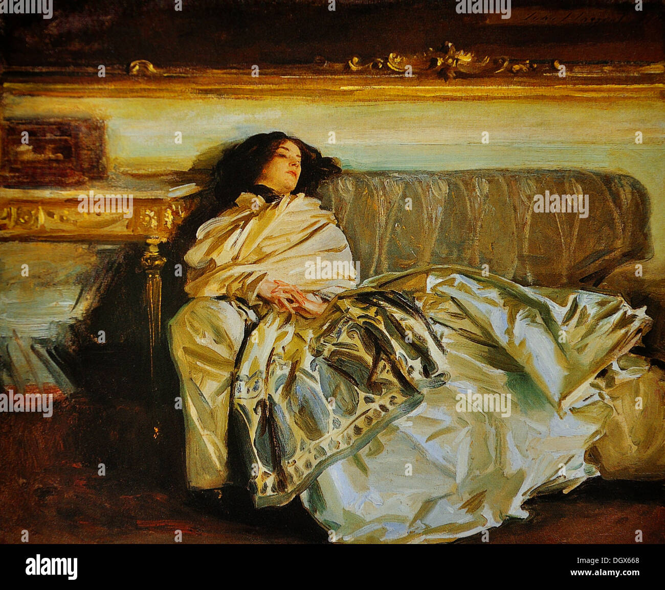 Nonchaloir (Repose) - by John Singer Sargent, 1911 Stock Photo