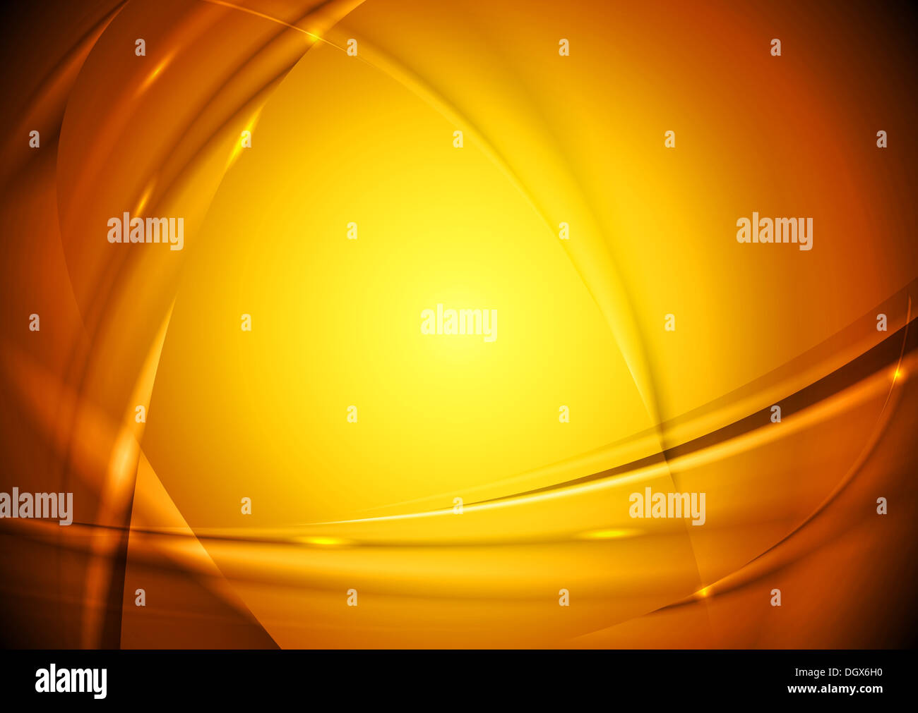 Orange abstract wavy background. Eps 10 vector Stock Photo - Alamy
