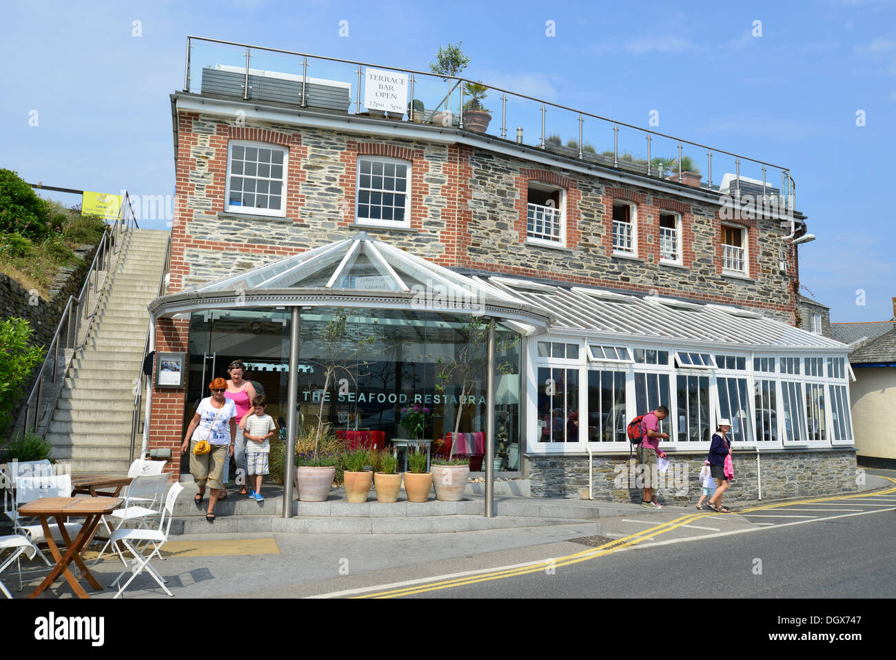 Rick Stein's Seafood Restaurant, South Quay, Padstow, Cornwall, England