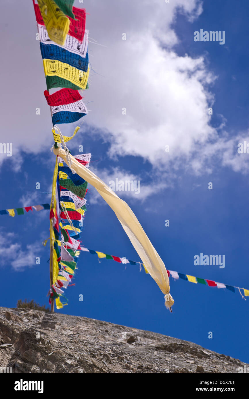 Tibetan Flag in Ladakh Stock Photo - Alamy Tibetan Flag in Ladakh Stock Photo - Alamy