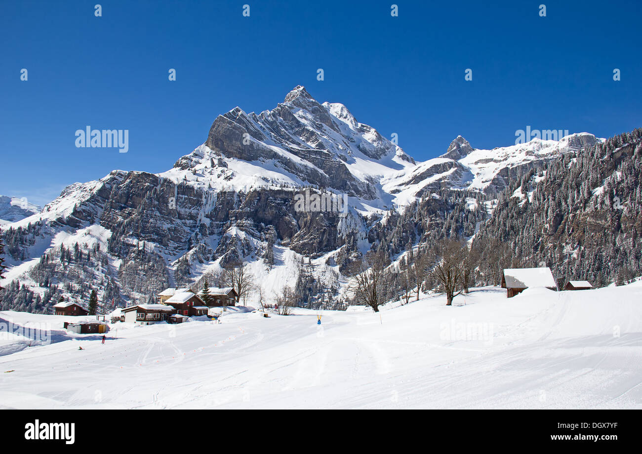 Winter in the swiss alps, Switzerland Stock Photo - Alamy