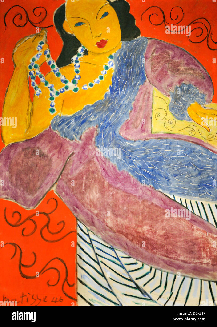 Asia - by Henri Matisse, 1946 Stock Photo