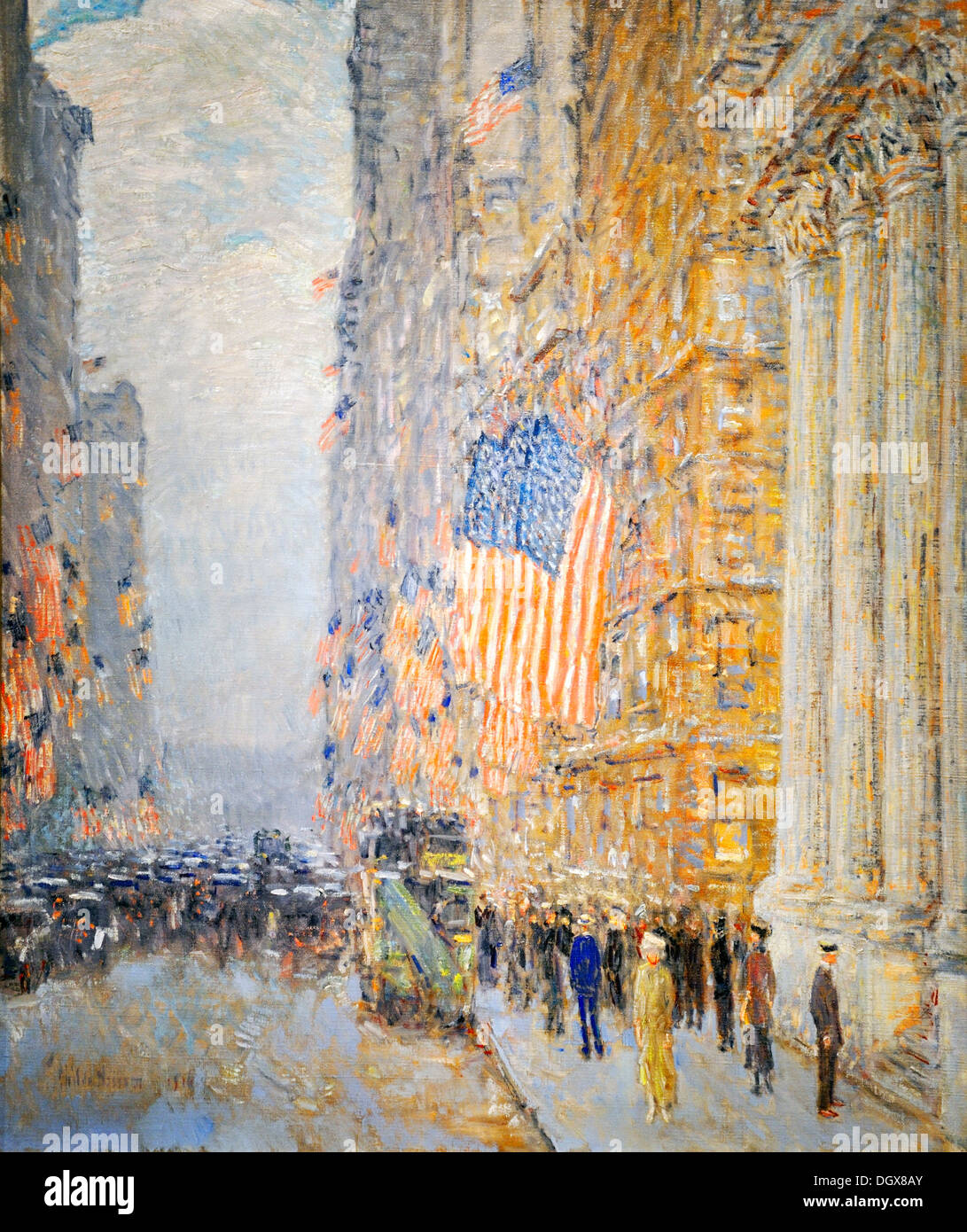 Childe hassam flags hi-res stock photography and images - Alamy