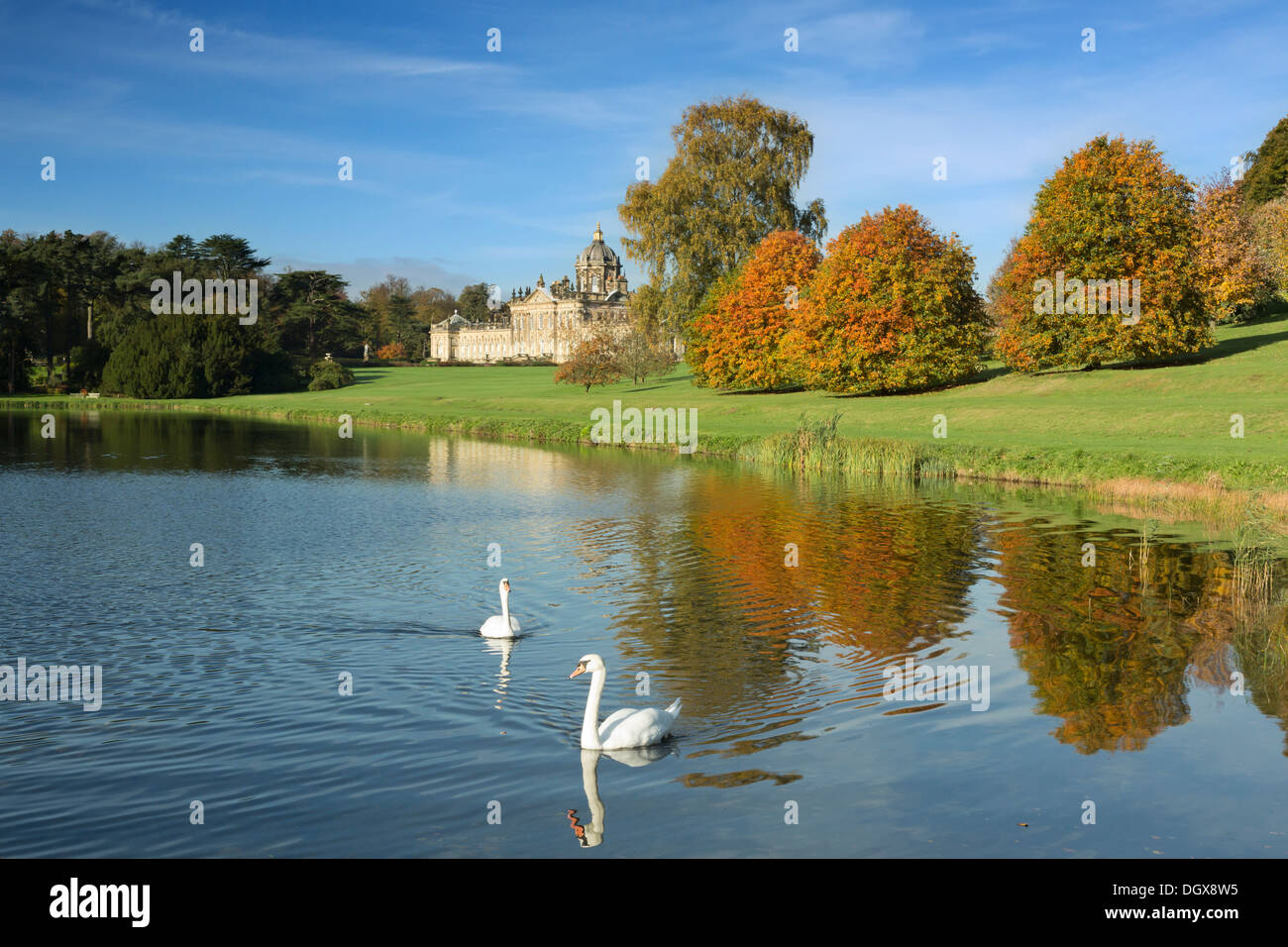 Castle Howard in North Yorkshire. Stock Photo