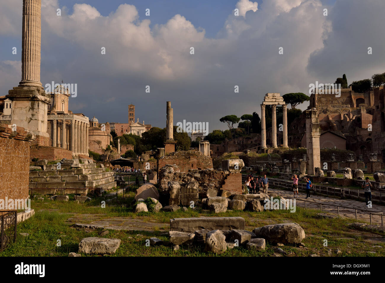 Ancient Rome located between the Palatine Hill and the Capitoline Hill ...