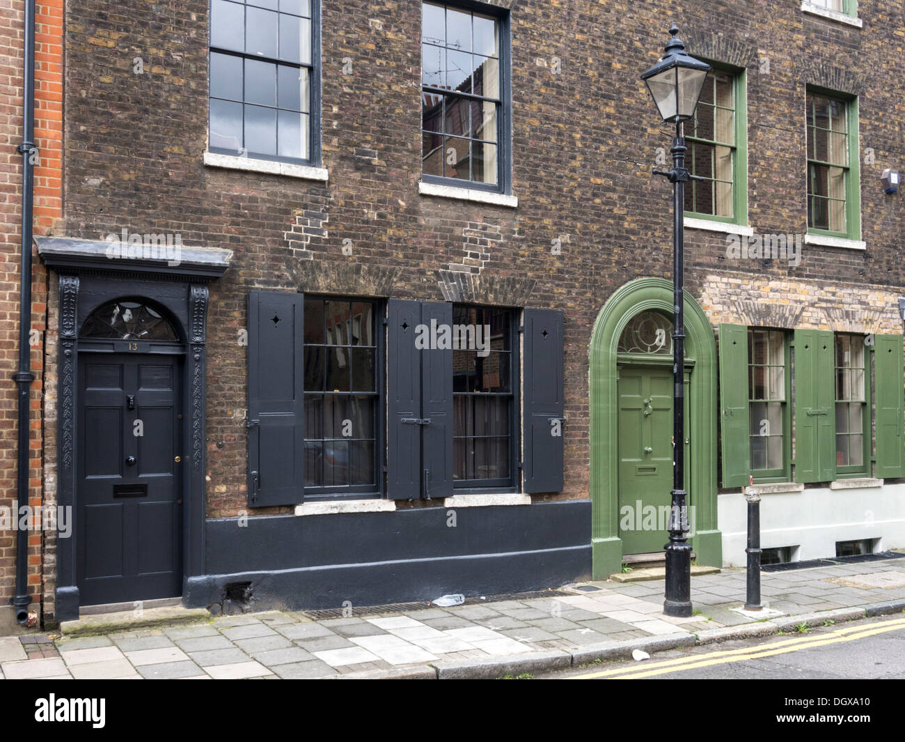 Front of a Victorian house in Spitalfields, London Stock Photo 62044220 Alamy