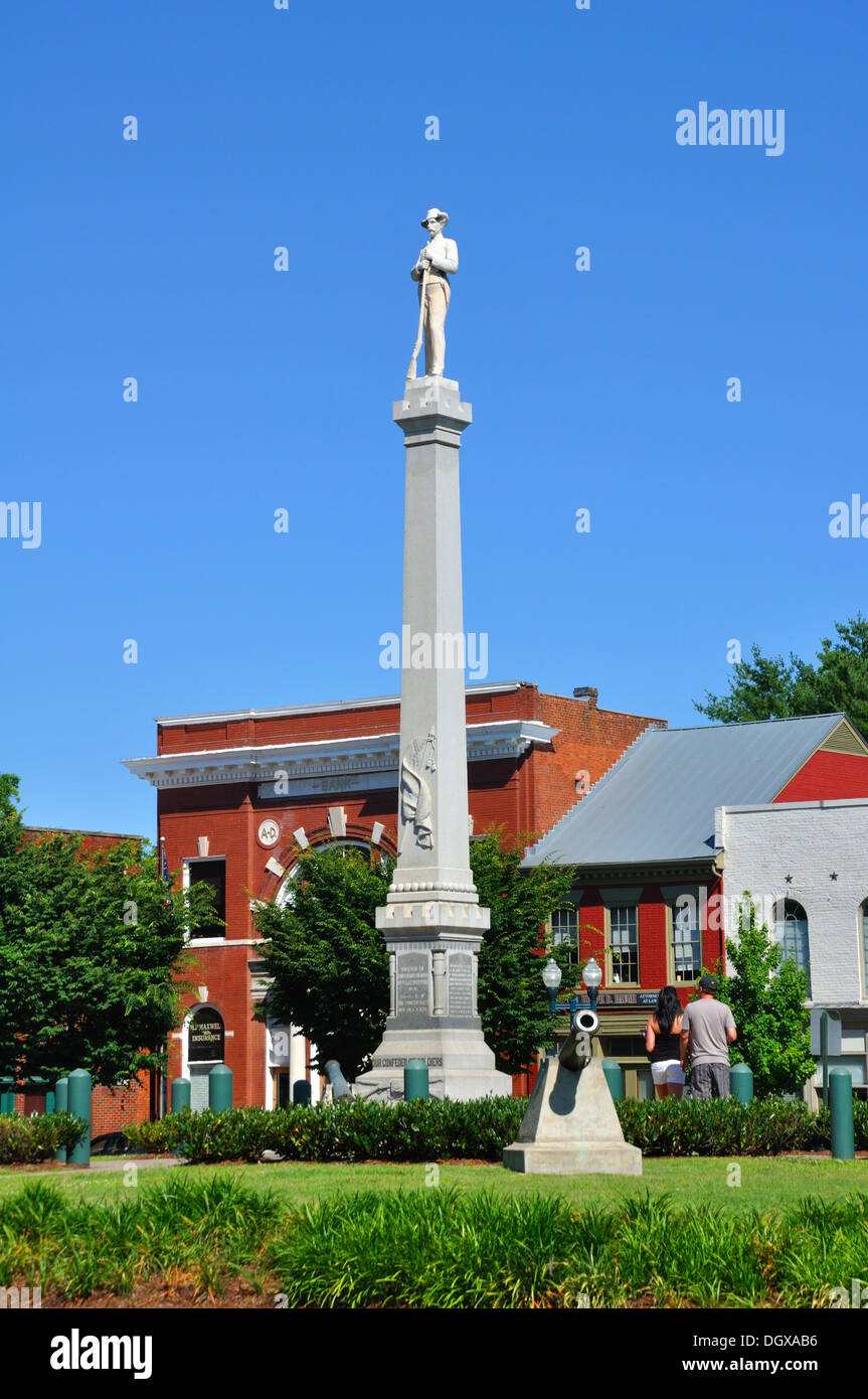 Confederate Soldier Historic Monument, Downtown Franklin, Tennessee