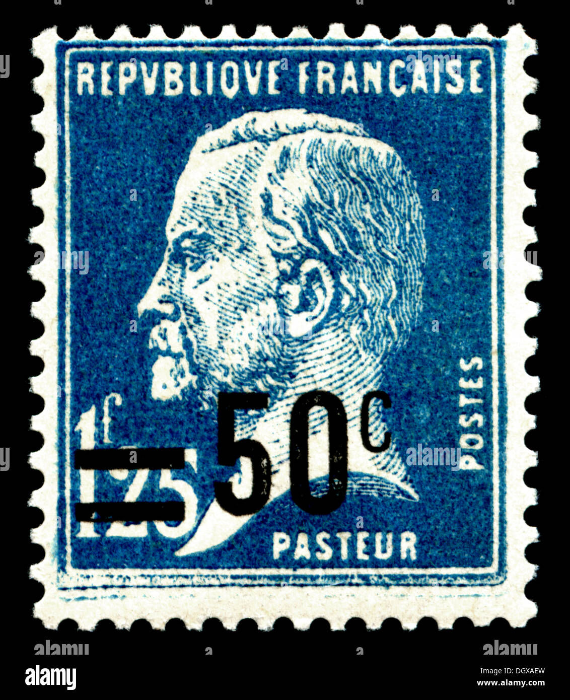 France postage stamp depicting Louis Pasteur Stock Photo