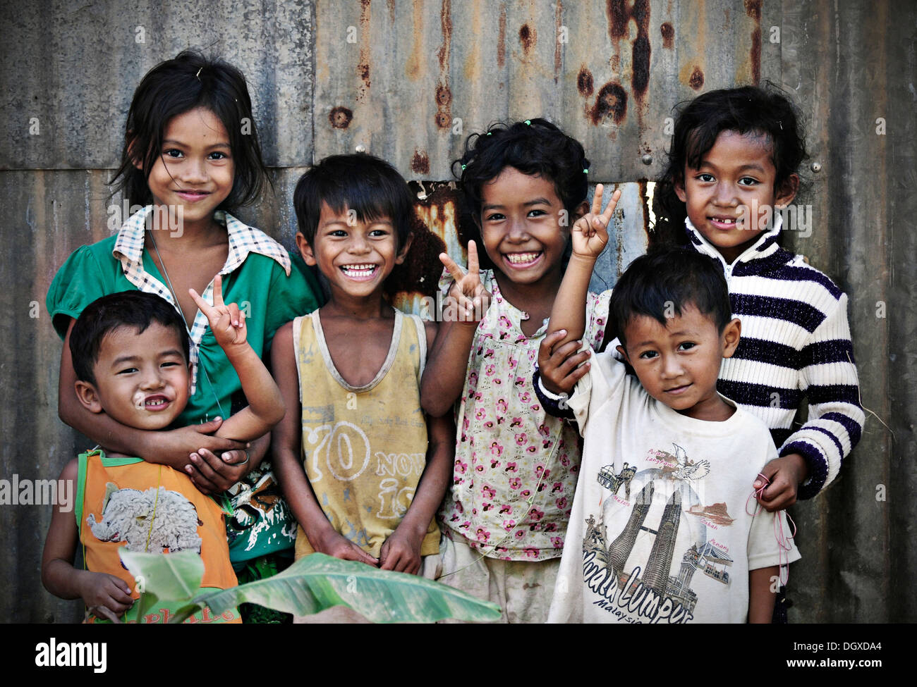 Happy children in Cambodia, Southeast Asia, Asia Stock Photo - Alamy