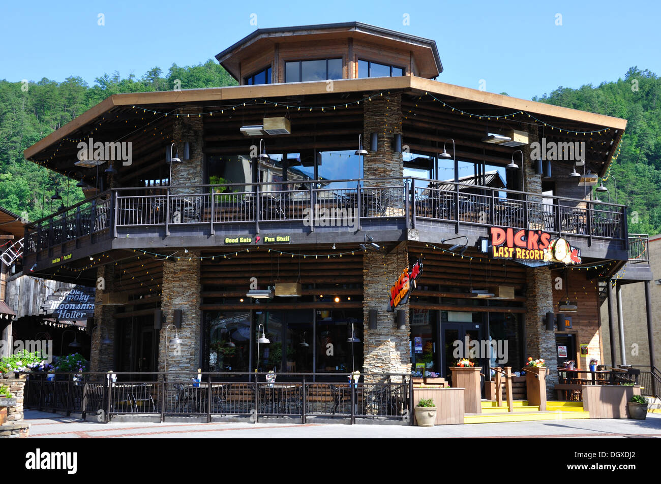 Dick's Last Resort restaurant, Gatlinburg, Tennessee, USA Stock Photo Alamy