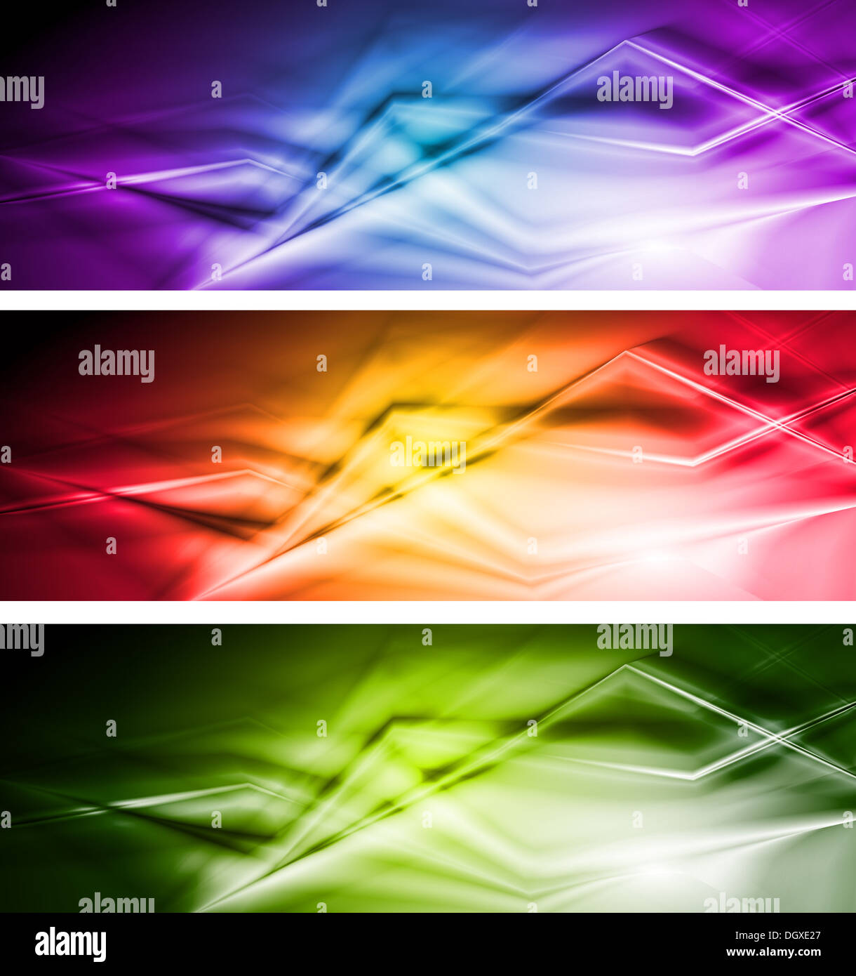 Abstract modern banners. Vector illustration eps 10 Stock Photo - Alamy