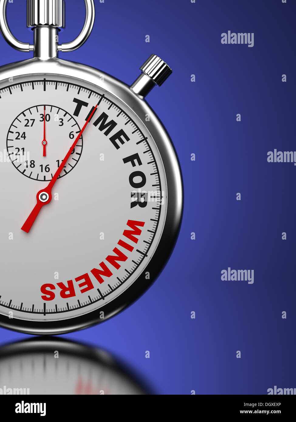 Time For Winners Concept Stock Photo - Alamy