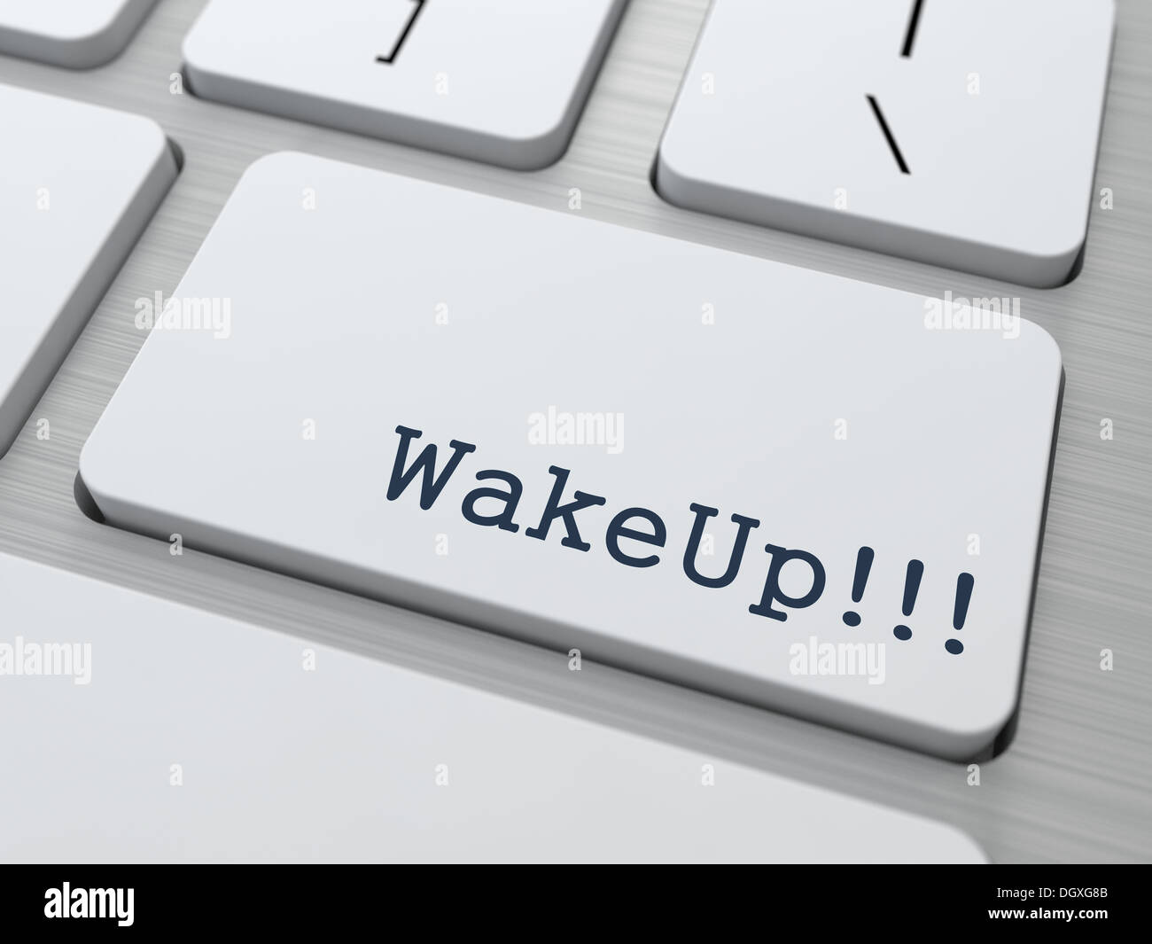 Wake Up. Internet Concept. Stock Photo
