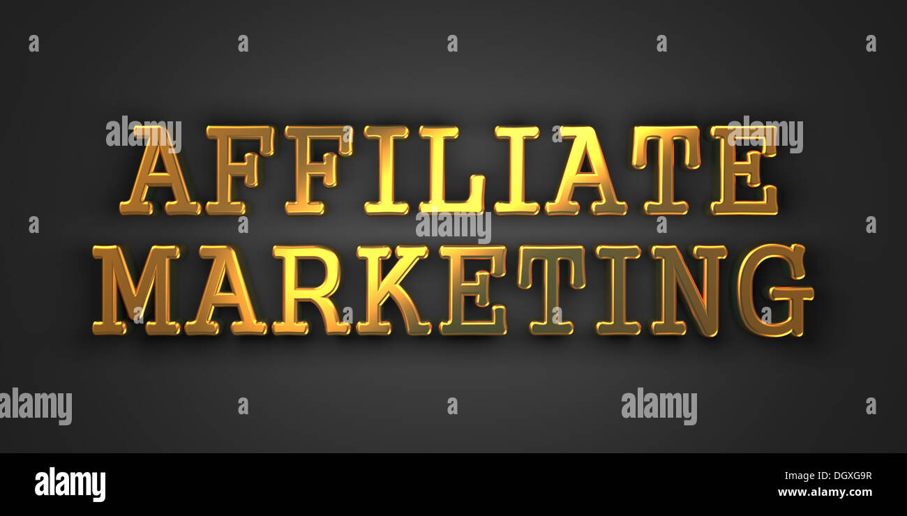 Affiliate Marketing. Business Concept. Stock Photo