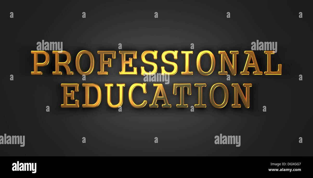 Professional Education. Business Concept. Stock Photo