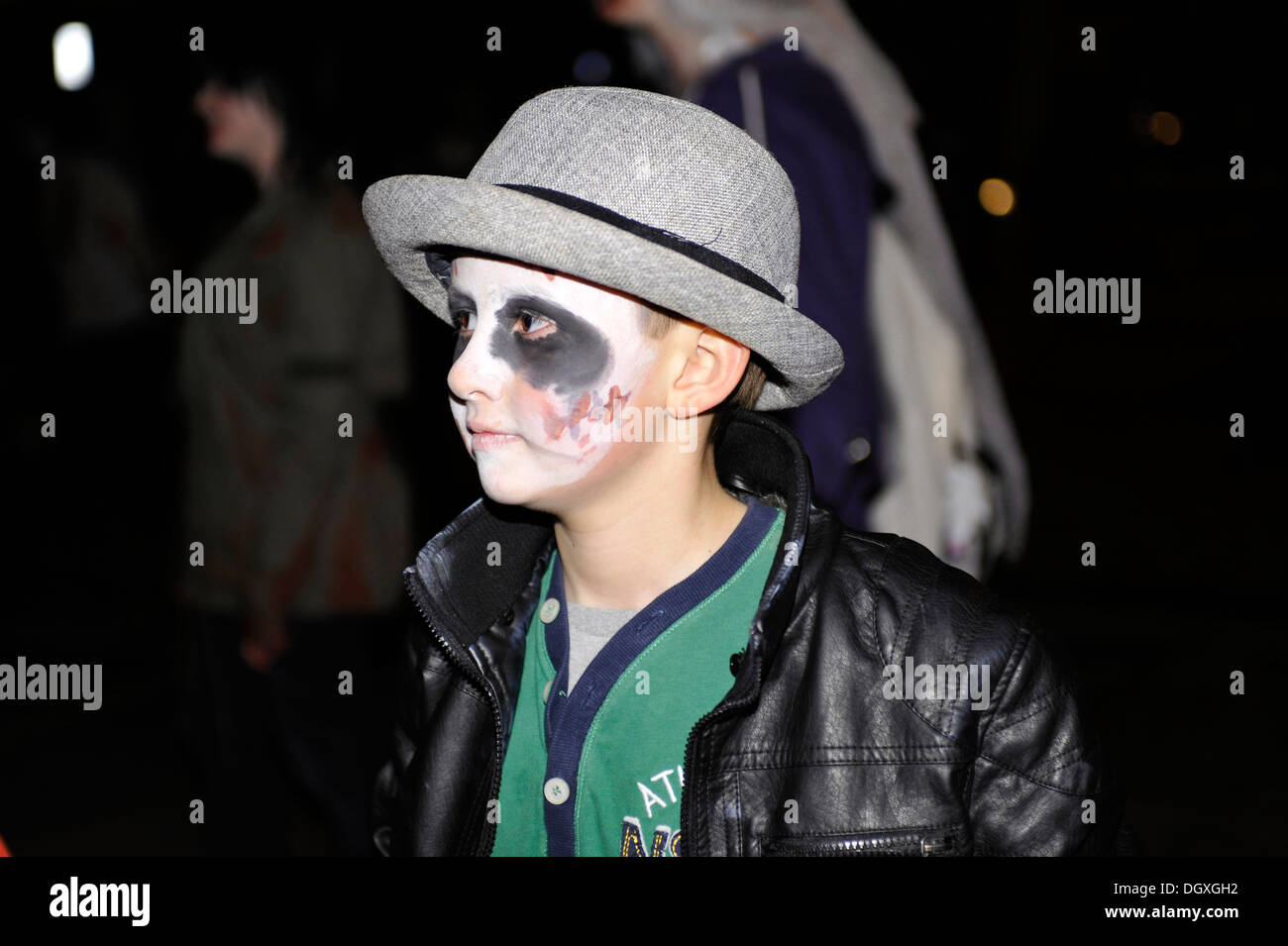 Zombies who gathered in Derry’s Waterloo Place to recreate the iconic ...