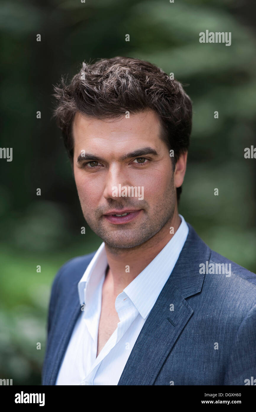 Actor Moritz Tittel at a photo call for the TV soap 'Sturm der Liebe' in Munich, Bavaria Stock Photo
