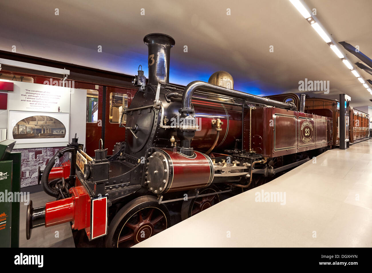 The London Transport Museum, or LT Museum based in Covent Garden, London Stock Photo