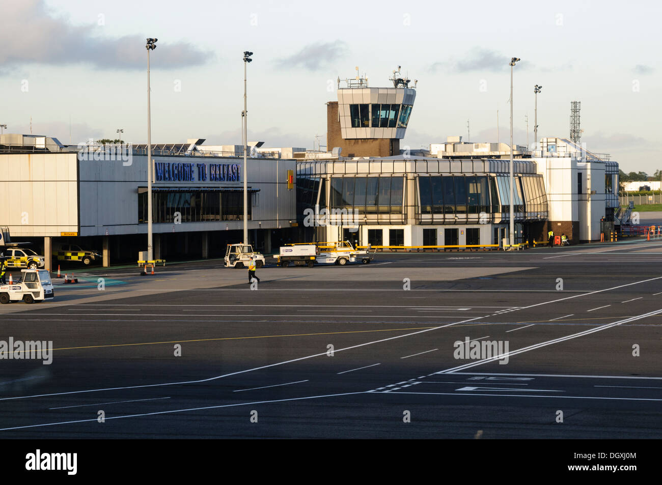 Belfast International Airport Stock Photo
