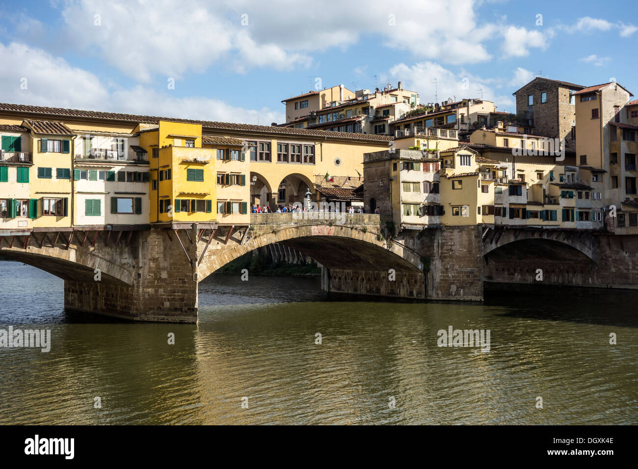 Ponte Vecchio (Old Bridge) in Florence,Italy Stock Photo