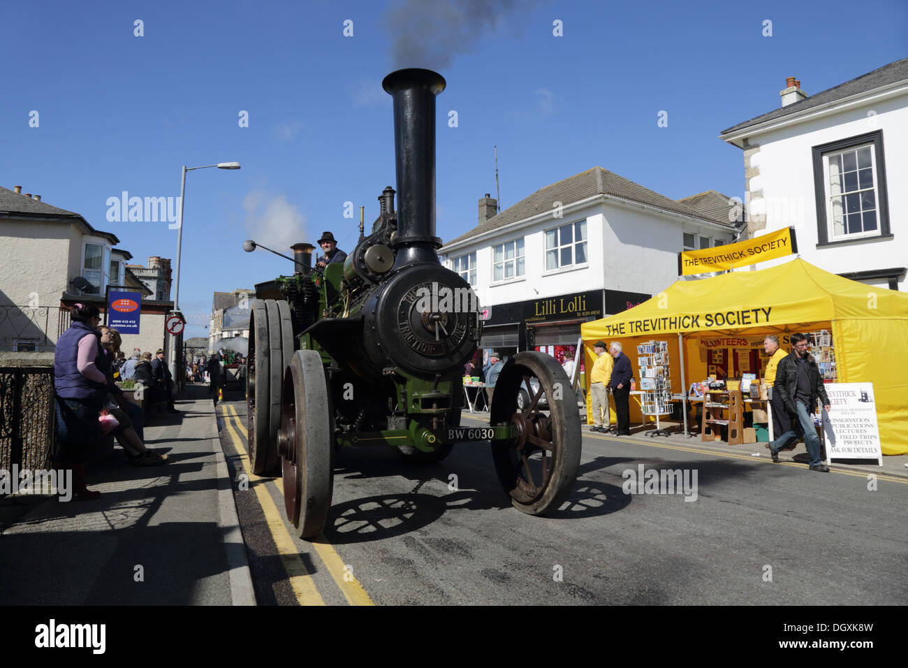 Trevithick Day; Camborne; Cornwall; Steam Engines Stock Photo