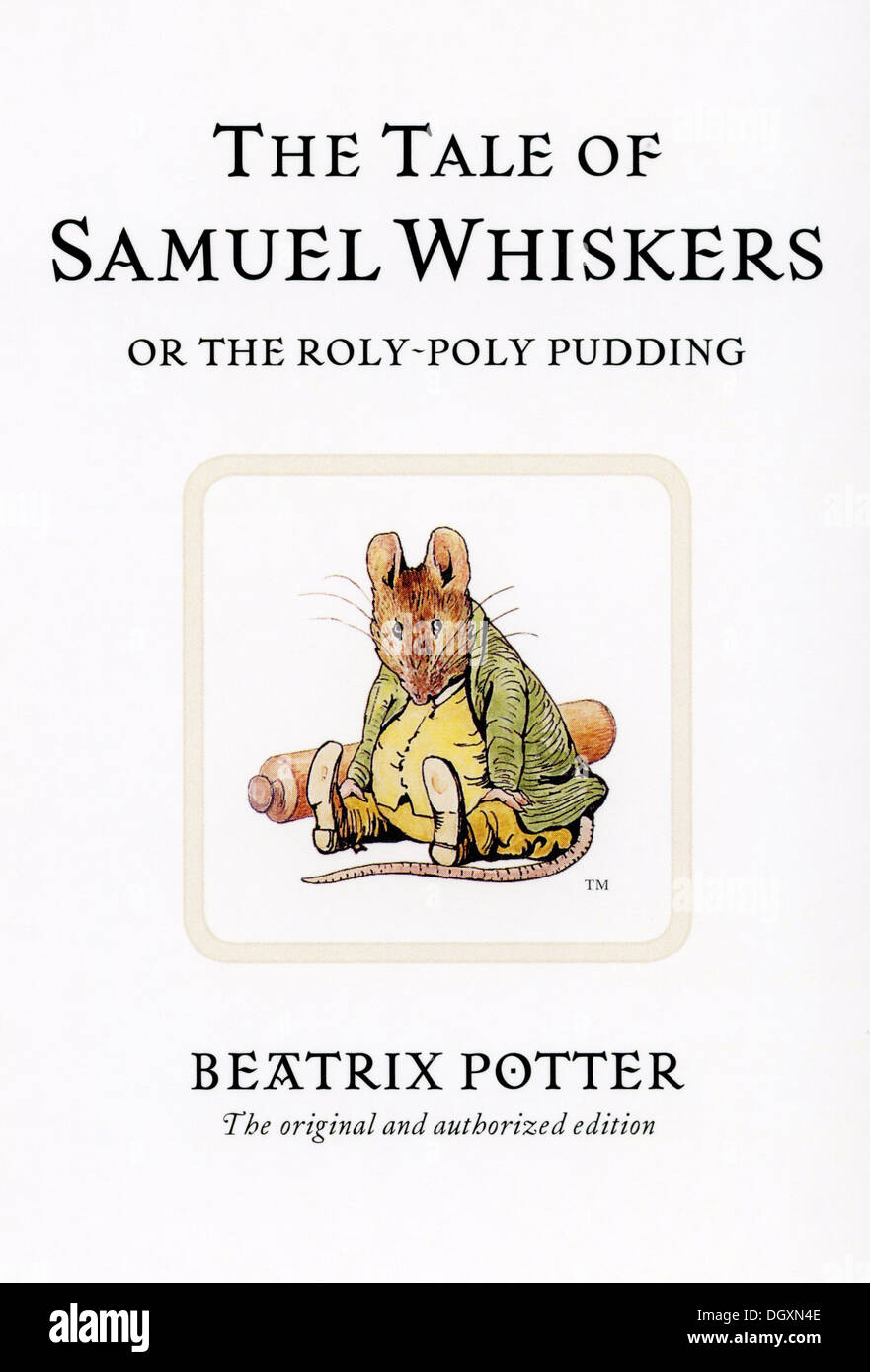 Beatrix Potter - The Tale of Samuel Whiskers book cover, 1908 Stock Photo