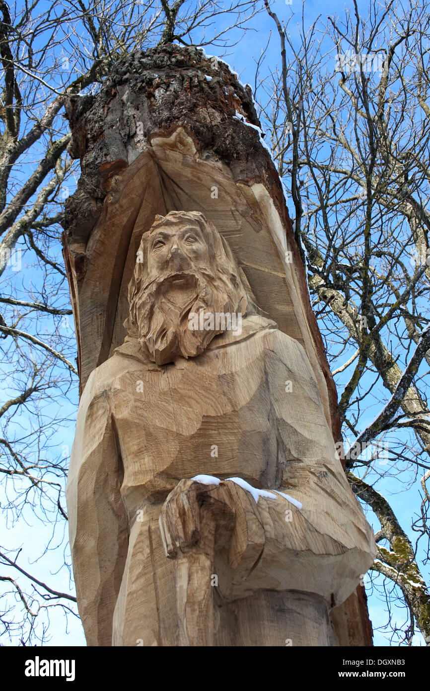 Whittling wood craft carving work Stock Photo - Alamy