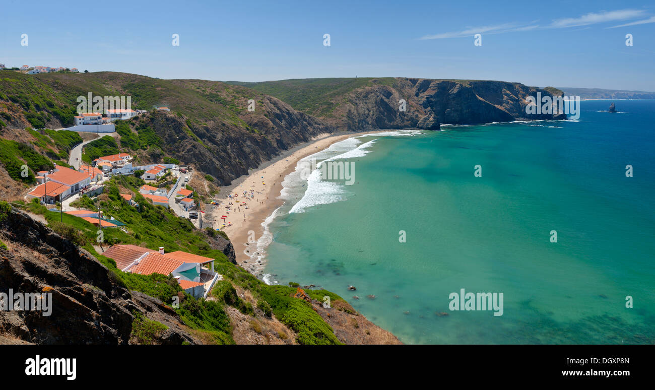 Portugal, the Algarve, Arrifana on the Costa Vicentina Stock Photo