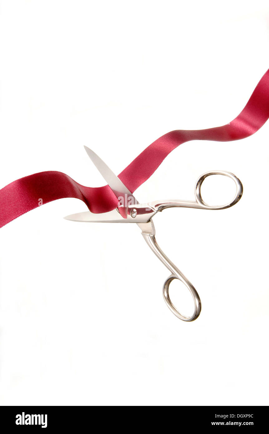 Cutting a ribbon hires stock photography and images Alamy