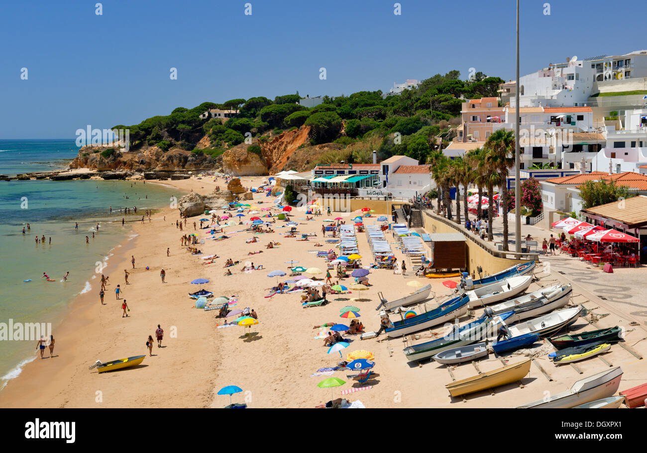 Portugal, the Algarve, Olhos d'Agua beach Stock Photo