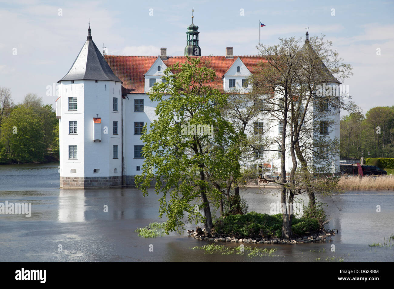 Castle of Glücksburg near Flensburg,Schleswig-Holstein,Germany Stock Photo