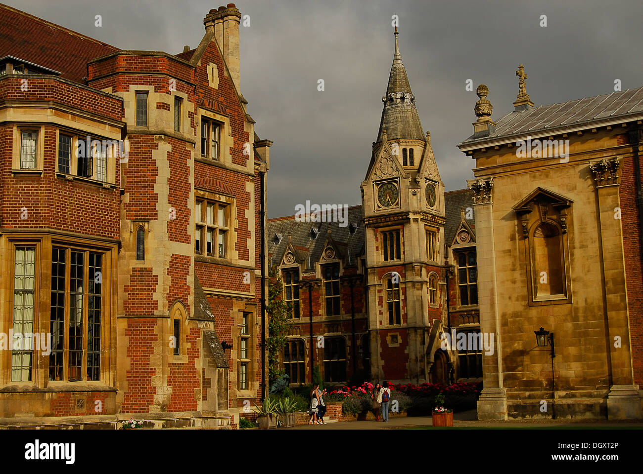 Residencia de estudiantes en Cambridge Stock Photo