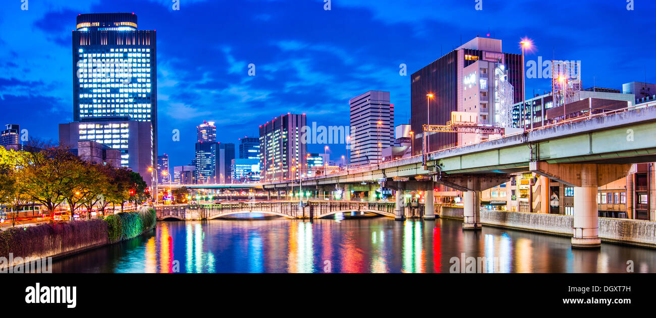 River view in Osaka, Japan Stock Photo - Alamy