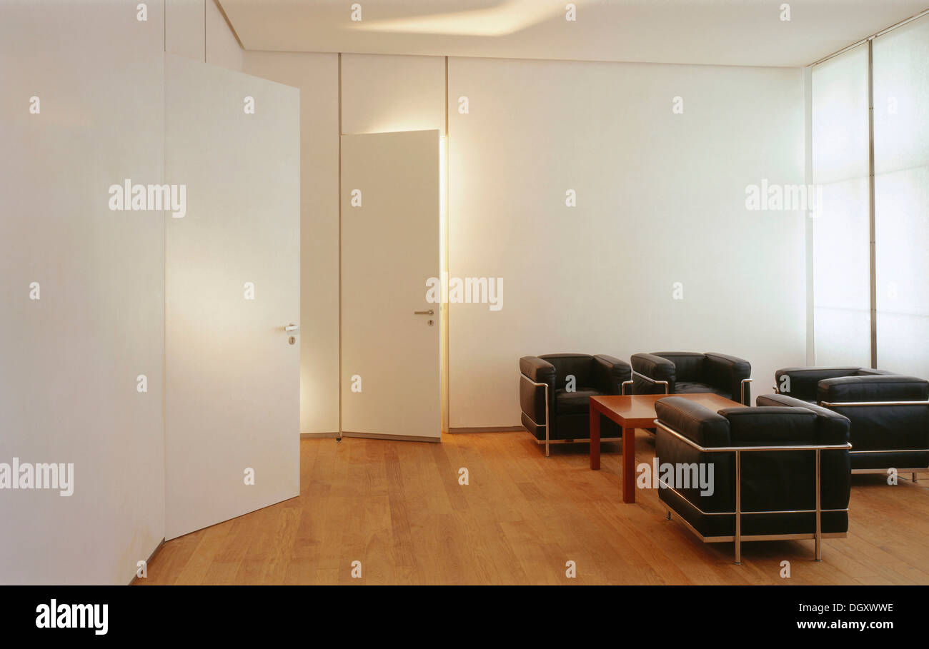 Anteroom with a sitting area, waiting area of an executive suite Stock Photo