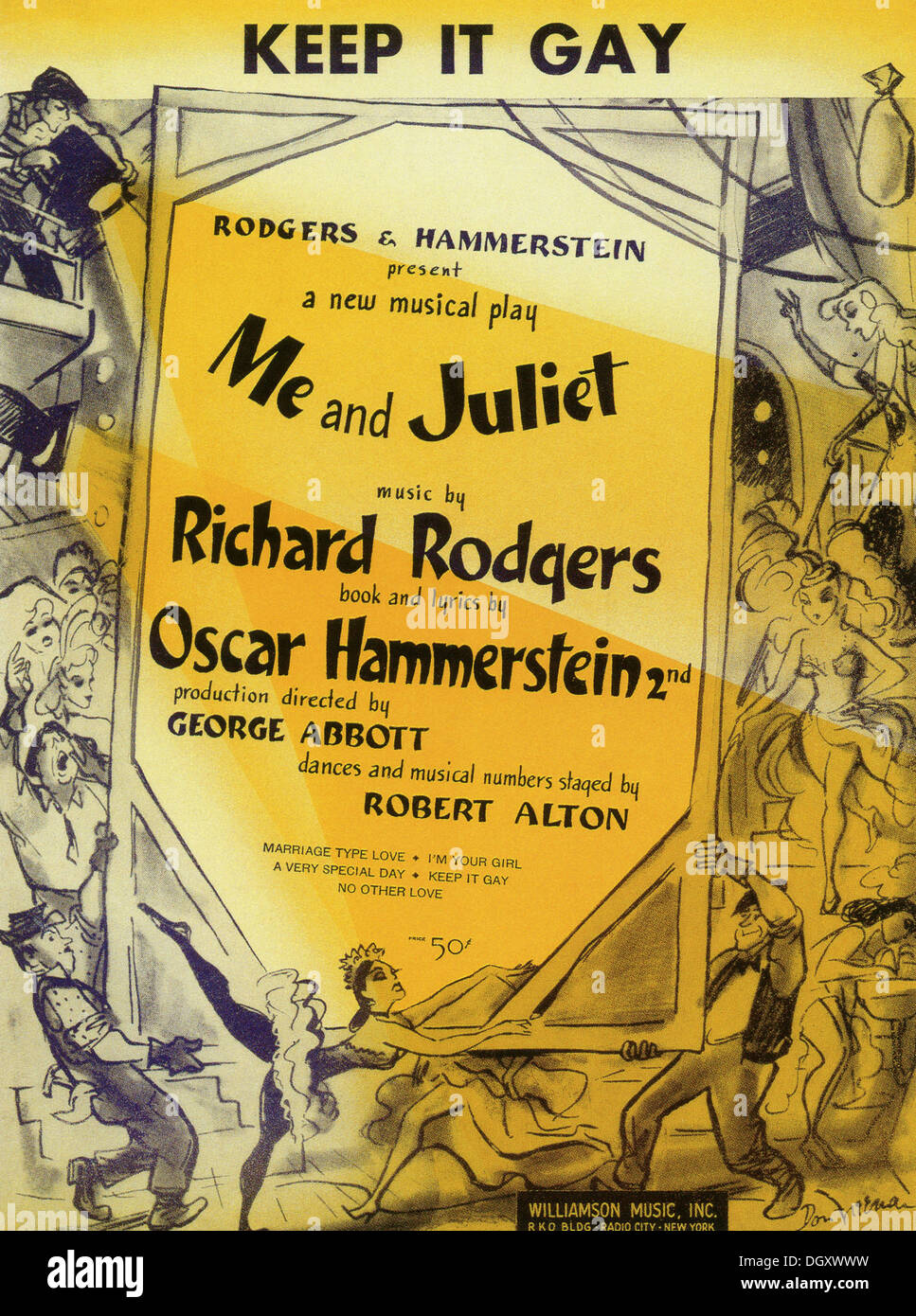 Me And Juliet Musical Vintage Poster 1953 Editorial Use Only Stock Photo Alamy Me And Juliet Musical Vintage Poster 1953 Editorial Use Only Stock Photo Alamy