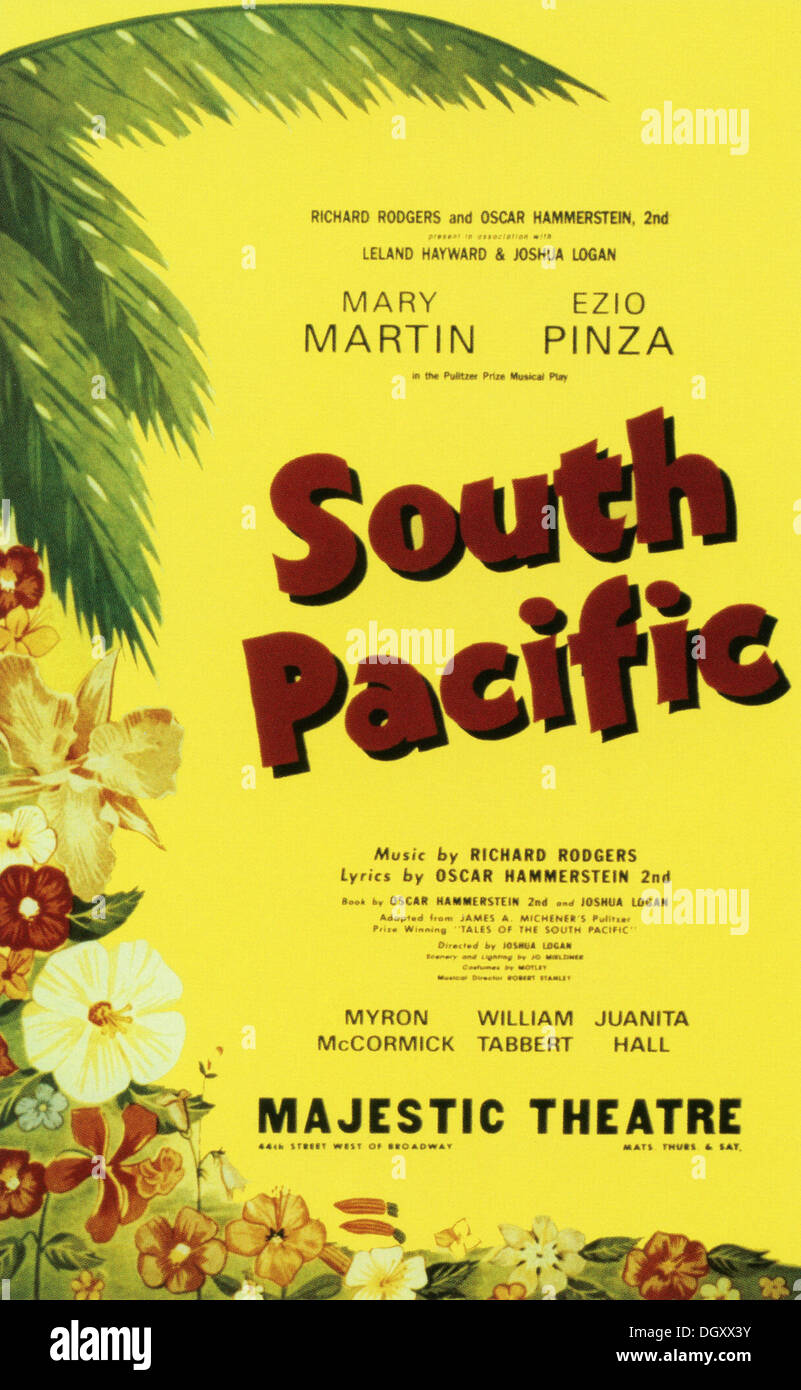 South pacific musical poster hi-res stock photography and images