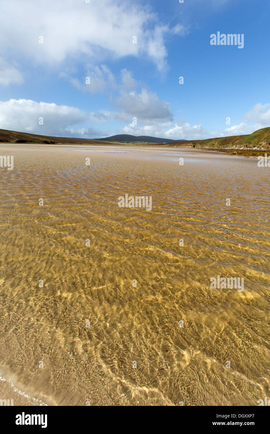 Islands of Orkney, Scotland. Picturesque view of Waulkmill Bay on the south west coast of Orkney’s Mainland. Stock Photo