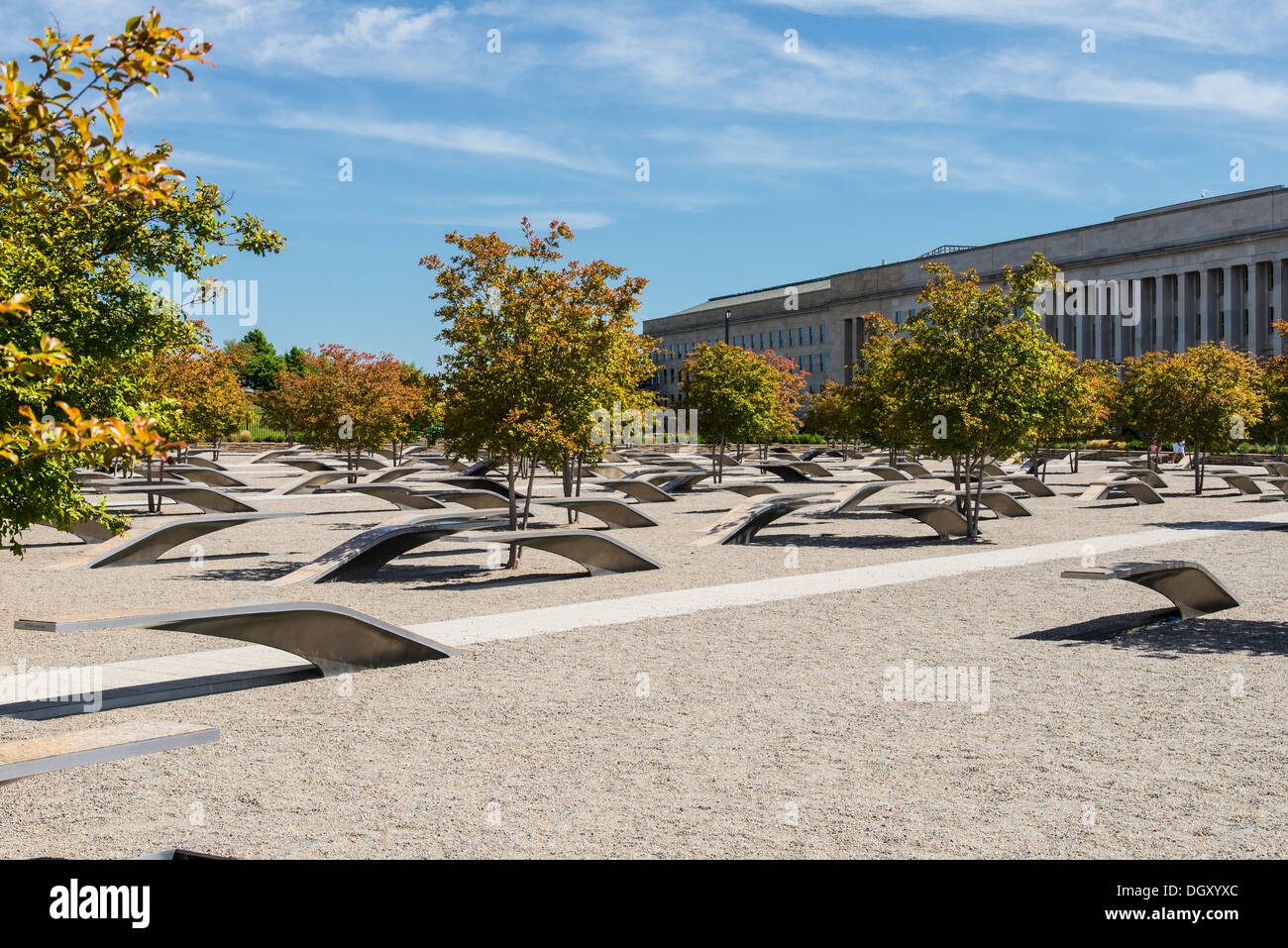 9/11 memorial at the Pentagon, Washington, D.C Stock Photo 62058260