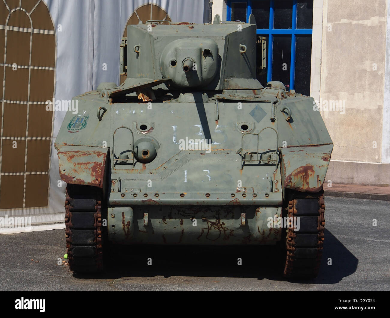 The Stuart tank, displayed at the Tank Museum in Saumur, France, was a ...