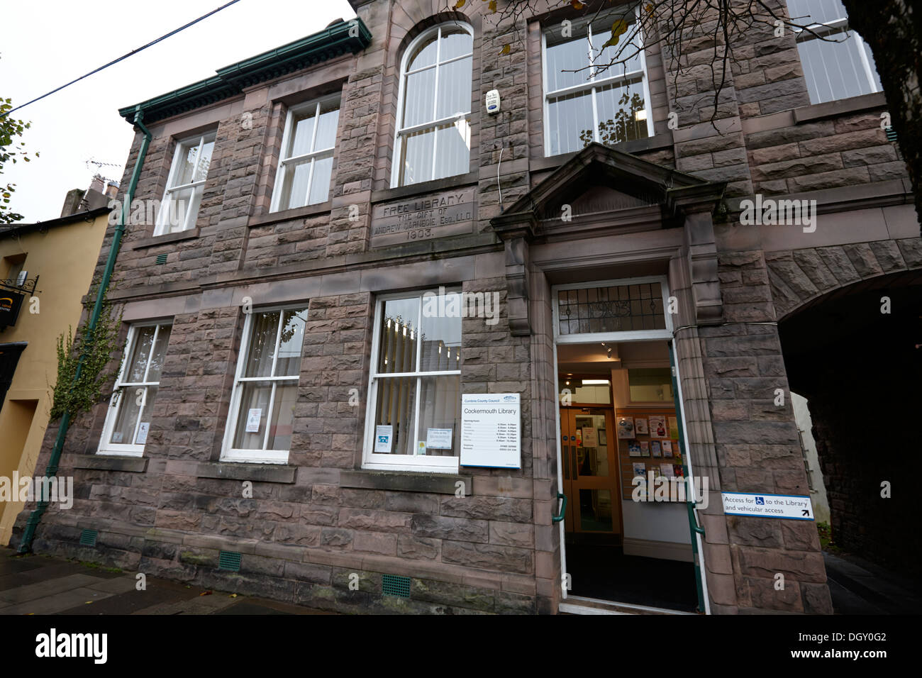 Cockermouth library hires stock photography and images Alamy