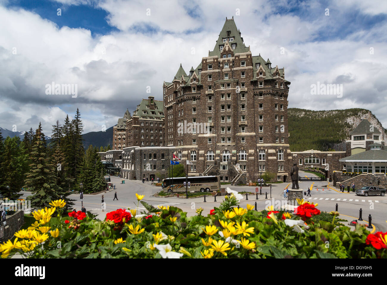 The Fairmont Banff Springs Hotel in Banff National Park, Banff, Alberta ...