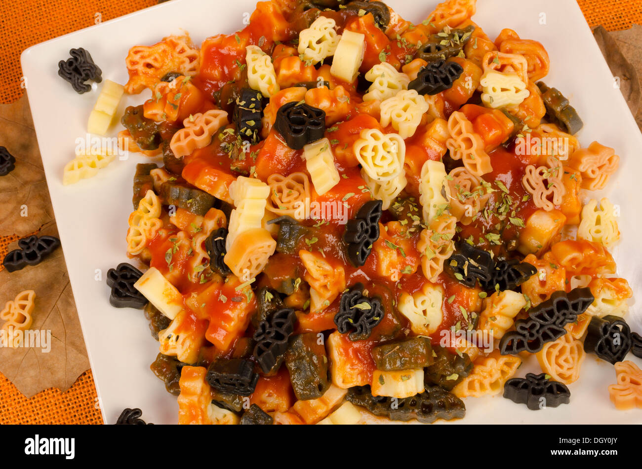 Halloween Pasta Snack Gloomy High Resolution Stock Photography And Images Alamy