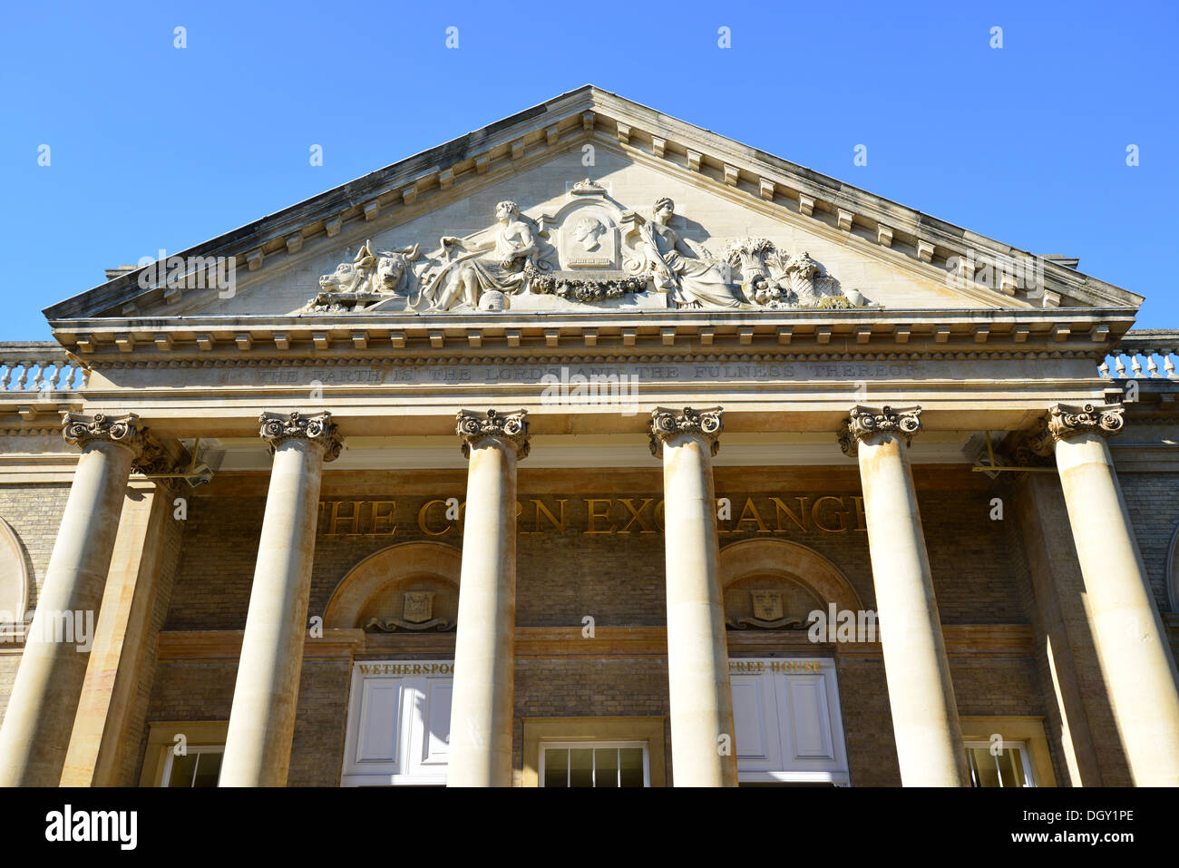 Wetherspoons at The Corn Exchange, Abbeygate Street, Bury St Edmunds, Suffolk, England, United Kingdom Stock Photo