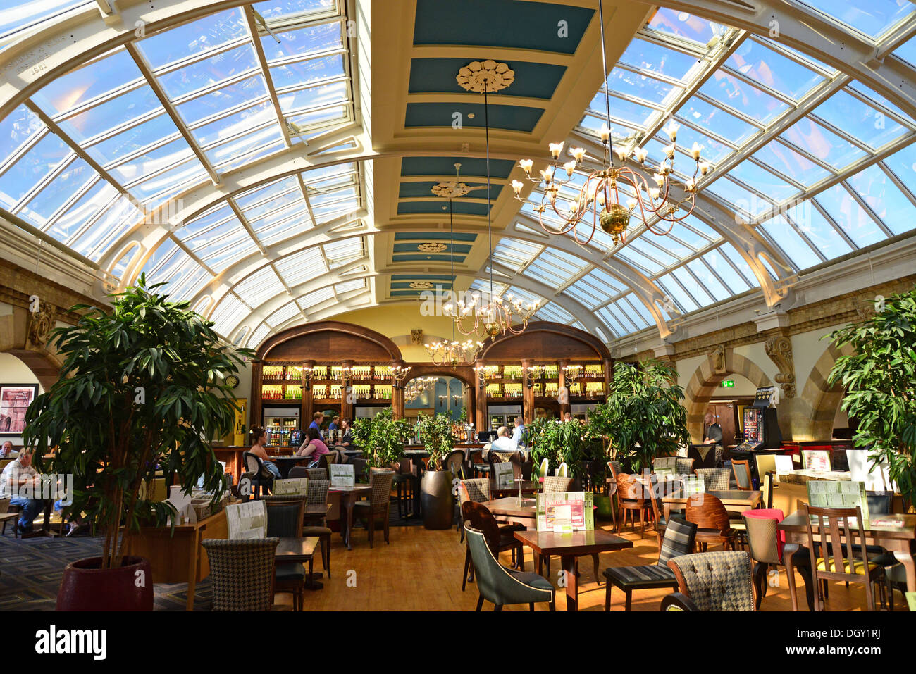 Wetherspoons at The Corn Exchange, Abbeygate Street, Bury St Edmunds, Suffolk, England, United Kingdom Stock Photo